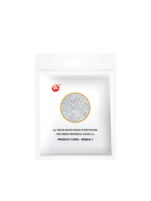 75°高粘结高白破碎矿砂A-1